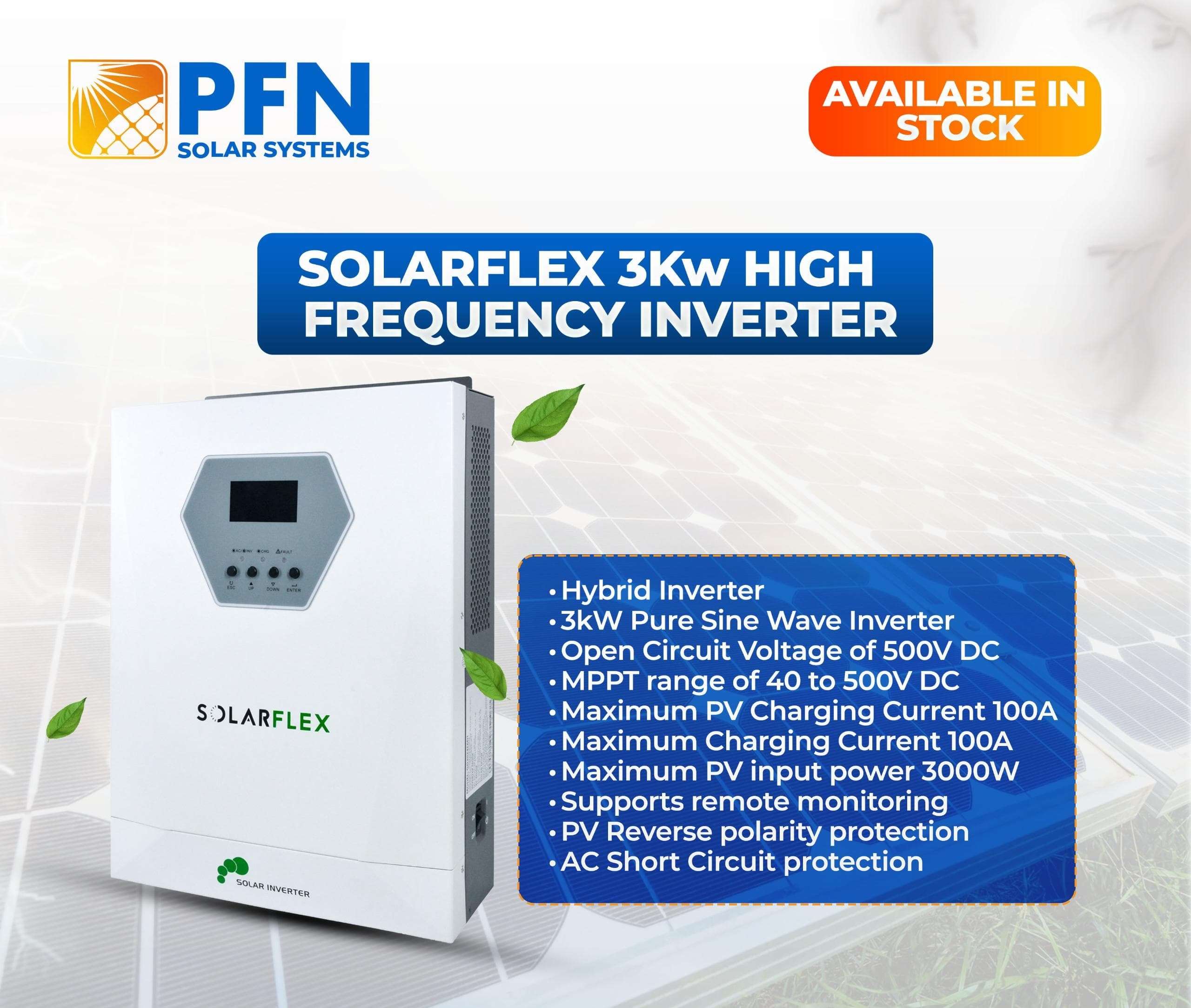 3KW Solarflex Hybrid Inverter