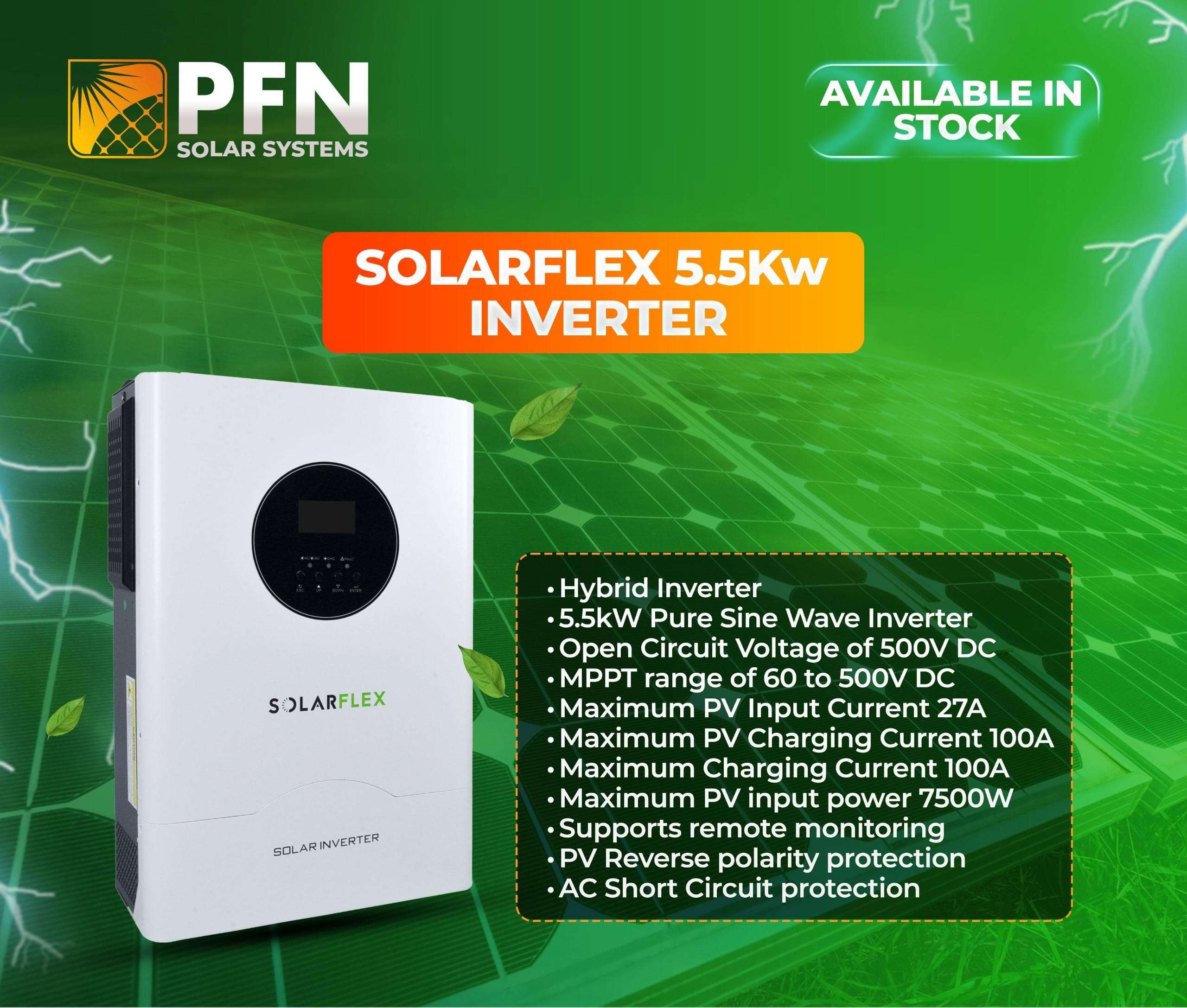 5.5KW Solarflex Hybrid Inverter